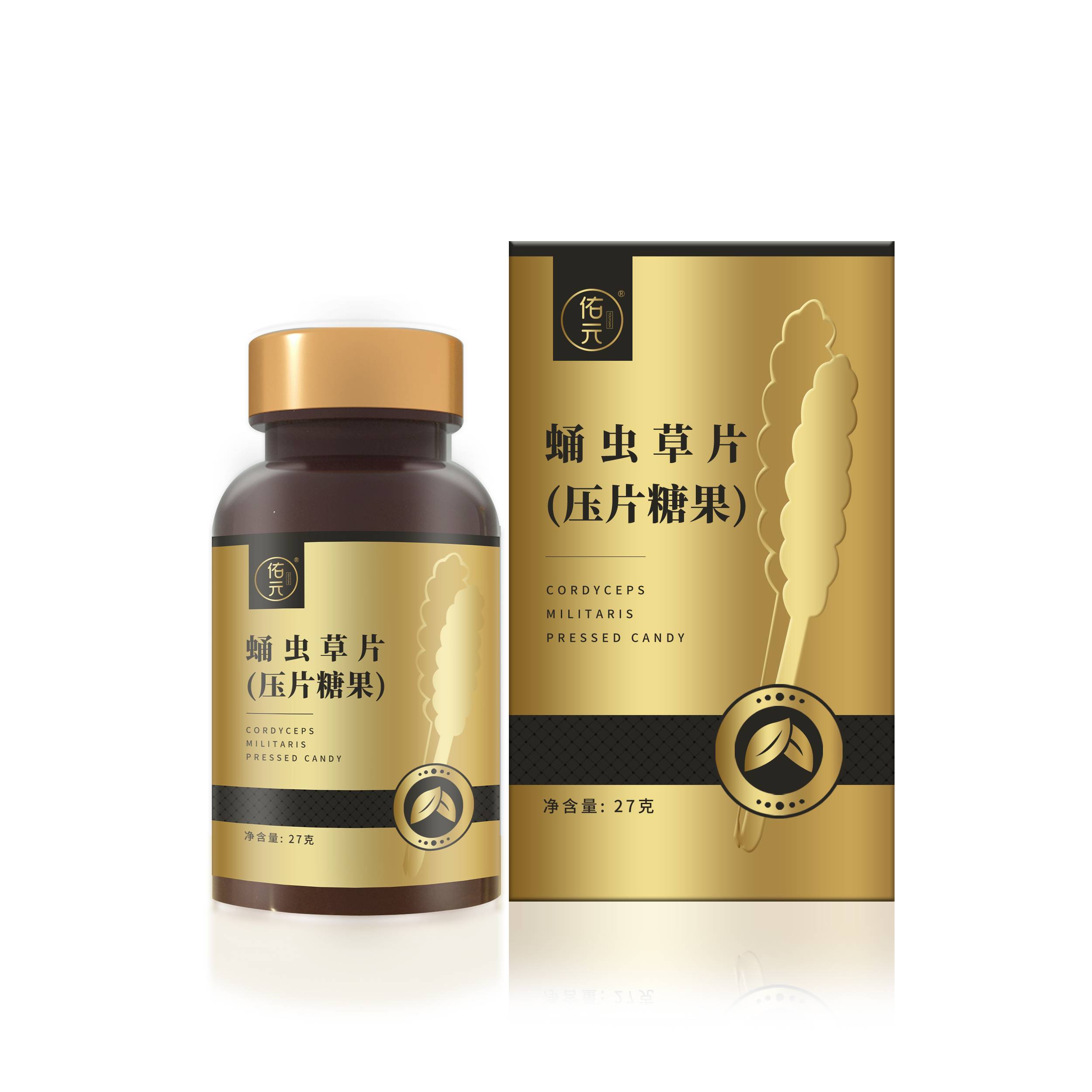 佑元沛浴清蛹虫草片 0.45gx60片